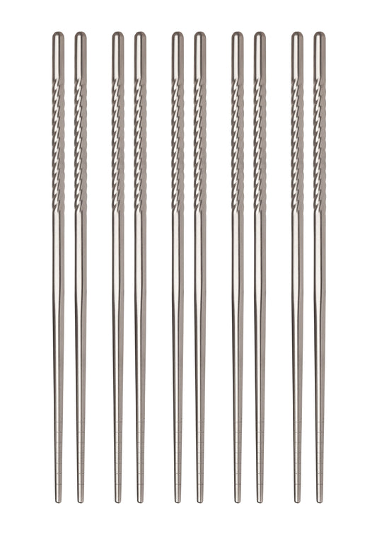 Stainless Steel Chopsticks, set of 5