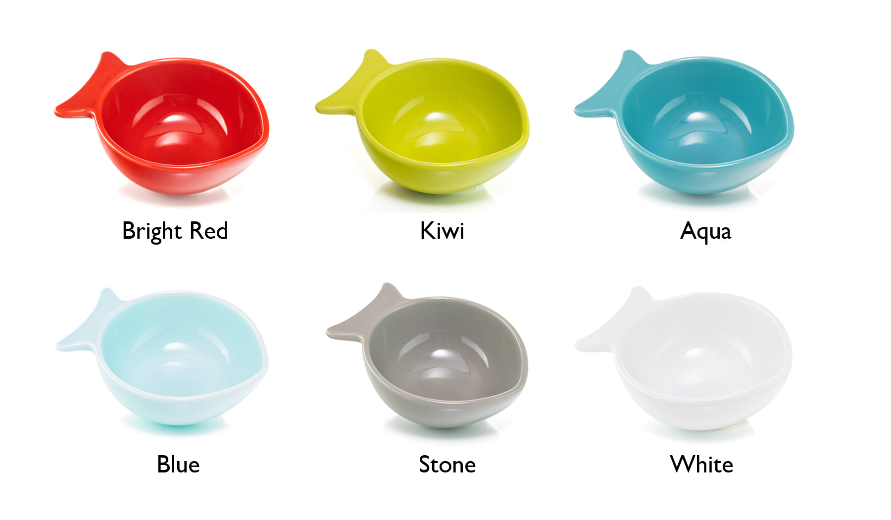 Gurgle Pot Goldfish Dip Bowls, Multiple Colors, Sold individually
