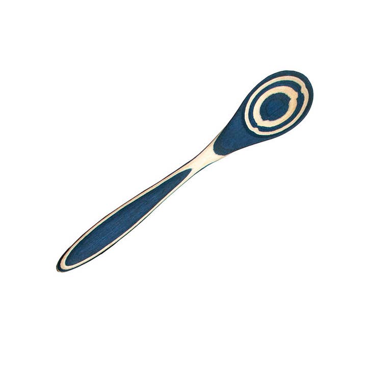Island Bamboo Pakka Wood Mini Spoon 8'', Multiple Colors